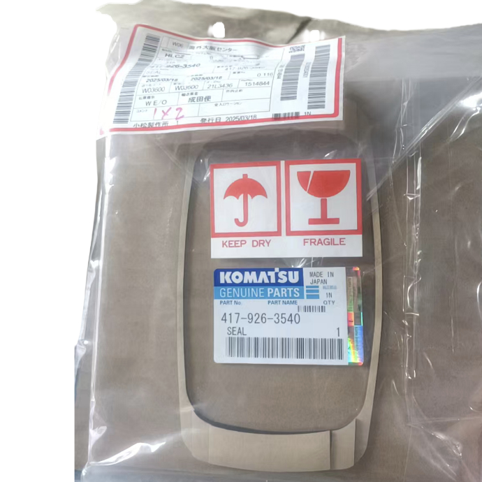 WA150-5 모델용 내구성이 뛰어난 Komatsu 휠 로더 부품 SEAL 417-926-3540, 성능 보장